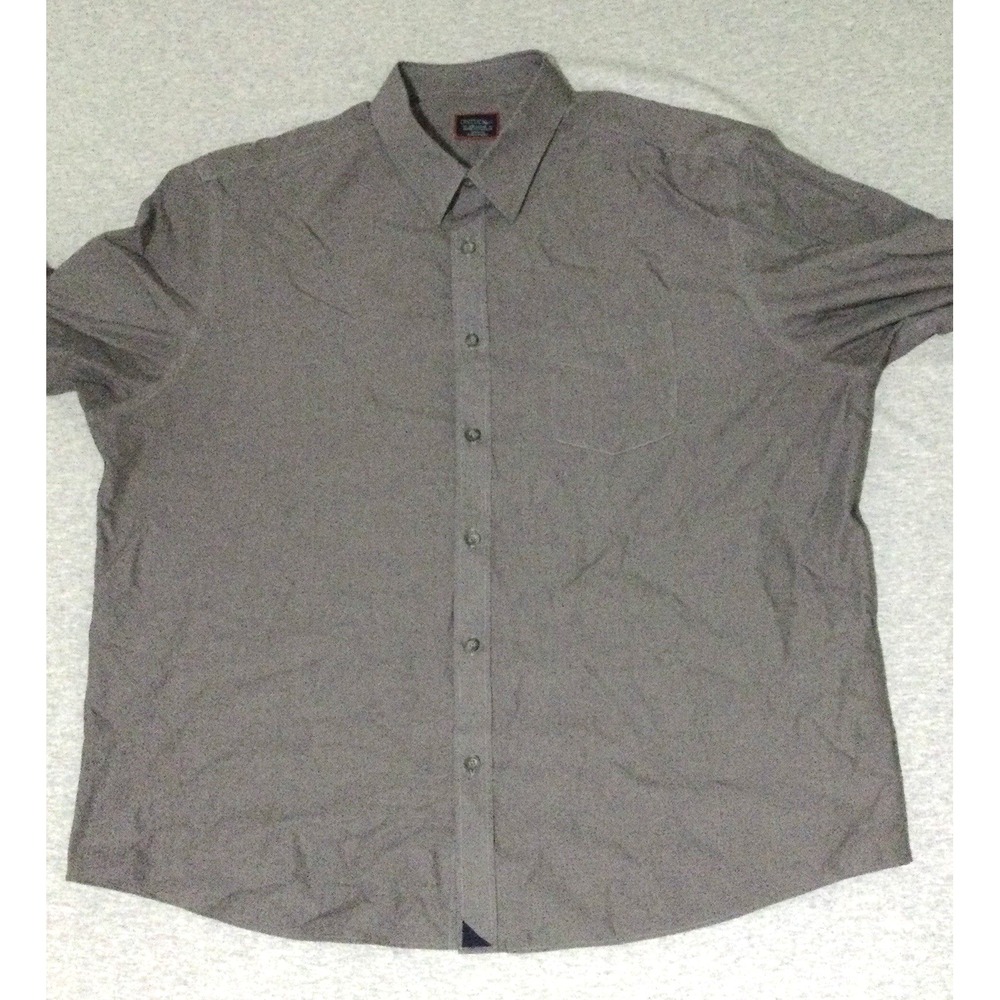 Untuckit Shirt Men's Size Large Button Up Long Sleeves XXL gray